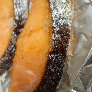 魚焼きグリル使用☆鮭の簡単ホイル焼き